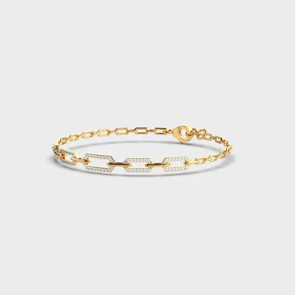 Linking In Love Diamond Bracelet – alternate view