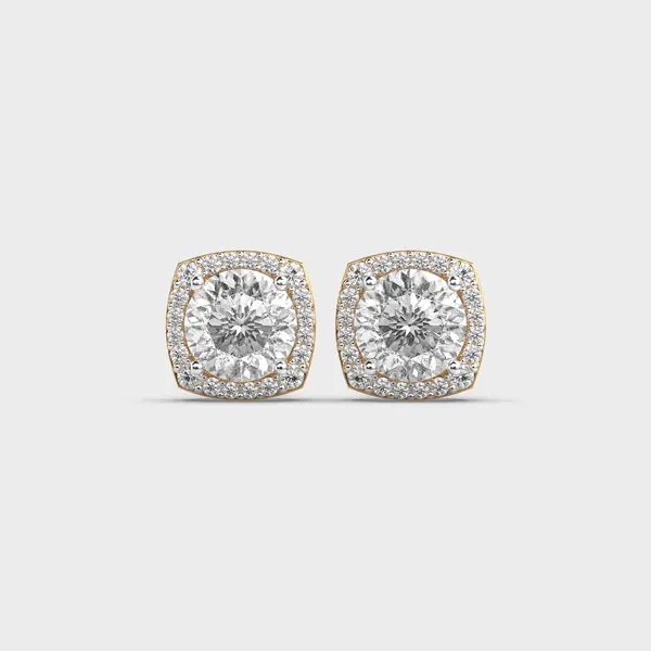 Charming Quads Padma Cut Diamond Studs