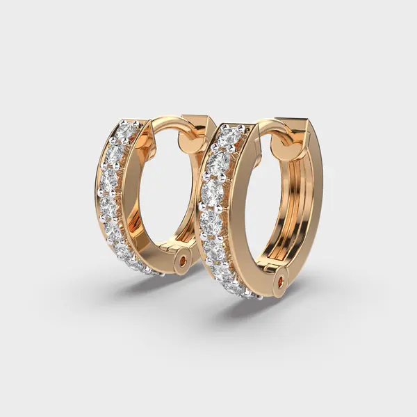 Pure Elegance Diamond Earring – alternate view