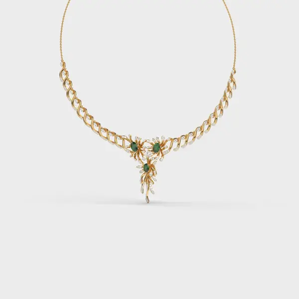 Blue Nori Diamond Necklace – alternate view