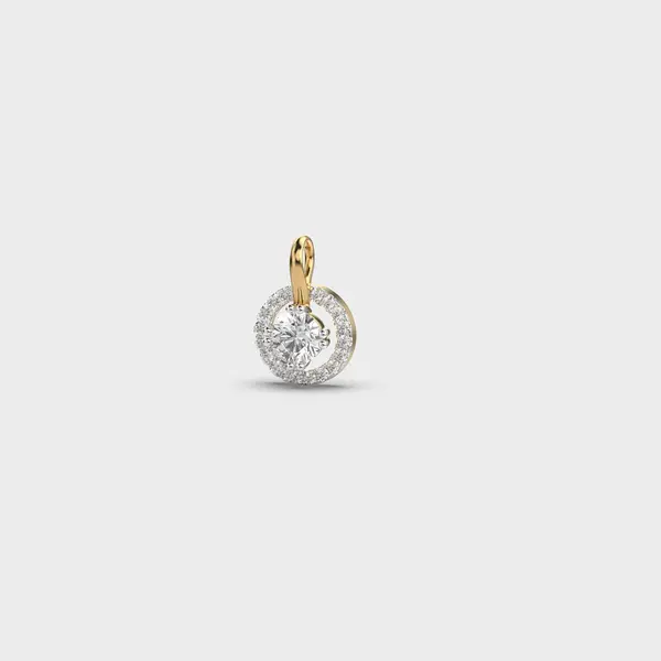 Moonshine Diamond Pendant (Without Chain) – alternate view